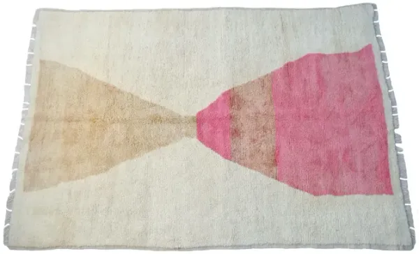 Moroccan Azila Rug - Habibi Imports - Pink - Pink