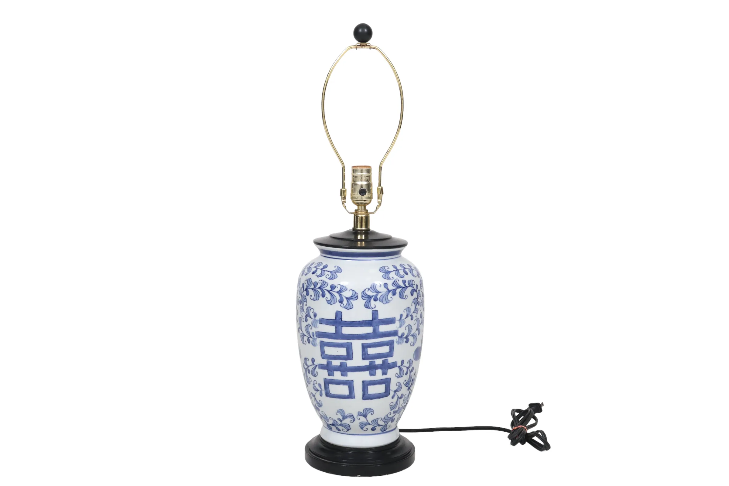 Double Happiness Ceramic Table Lamp - Interesting Things