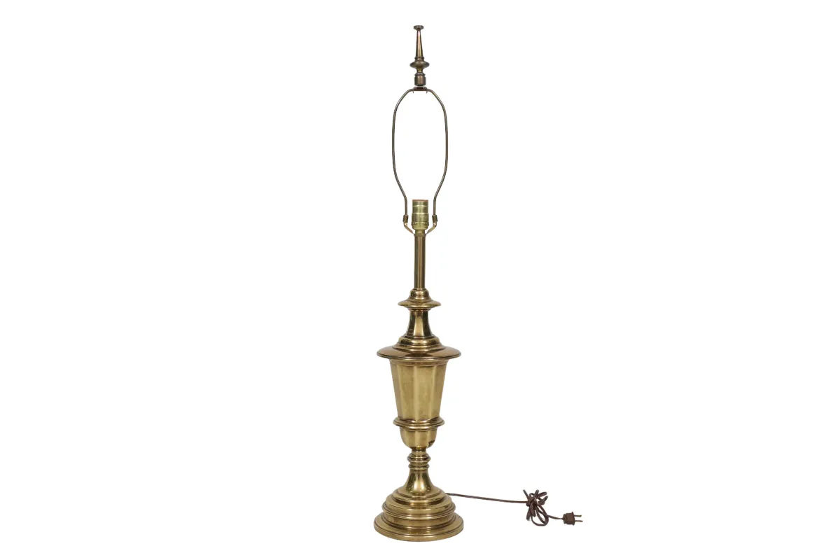 Turned Brass Table Lamp by Stiffel - Interesting Things