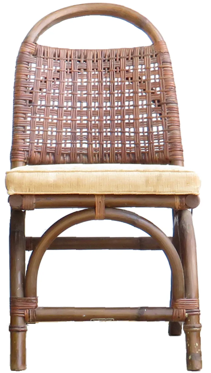 Vintage Calif-Asia Bamboo & Cane Chairs - Chez Vous - Brown