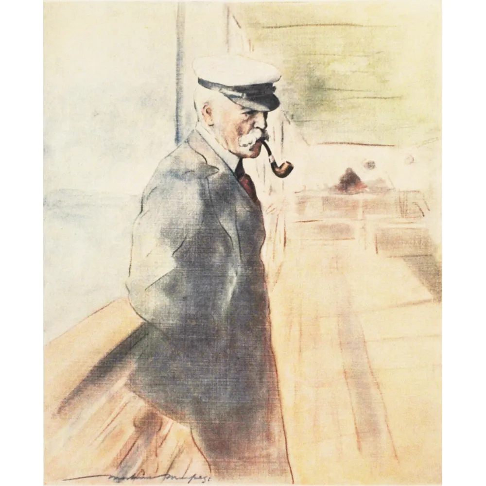 Portrait of Lord Lennox by M. Menpes - Brown