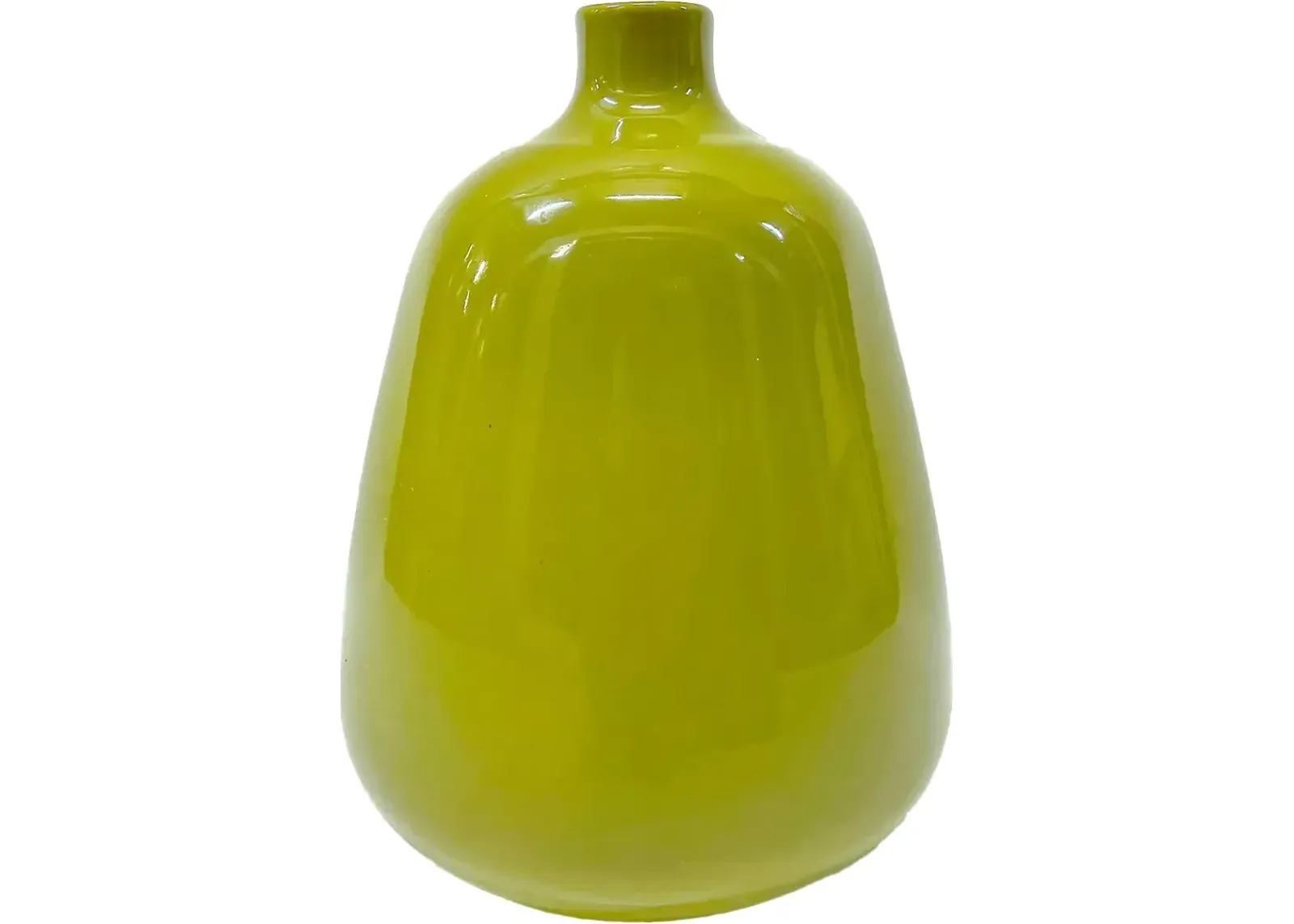 Mid-Century Modern Style Ceramic Vase - Vermilion Designs - Green