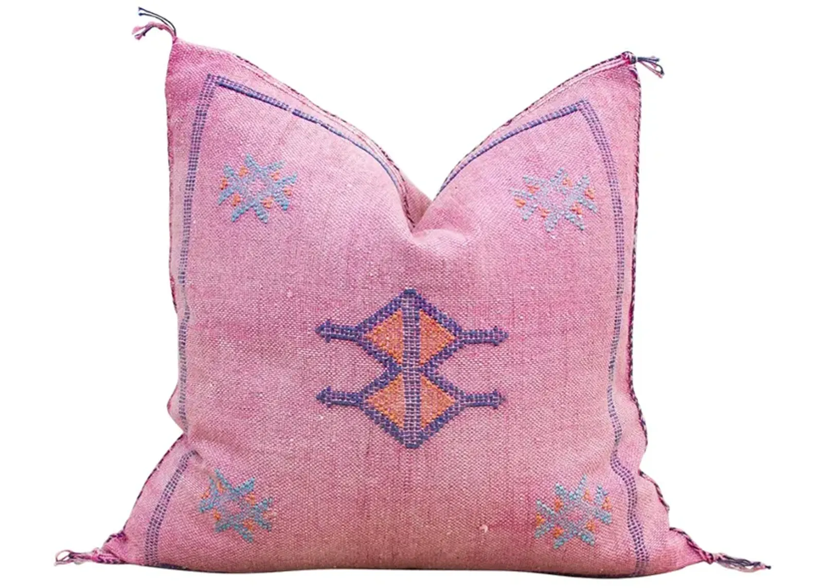 Thulian Moroccan Silk Rug Pillow - de-cor