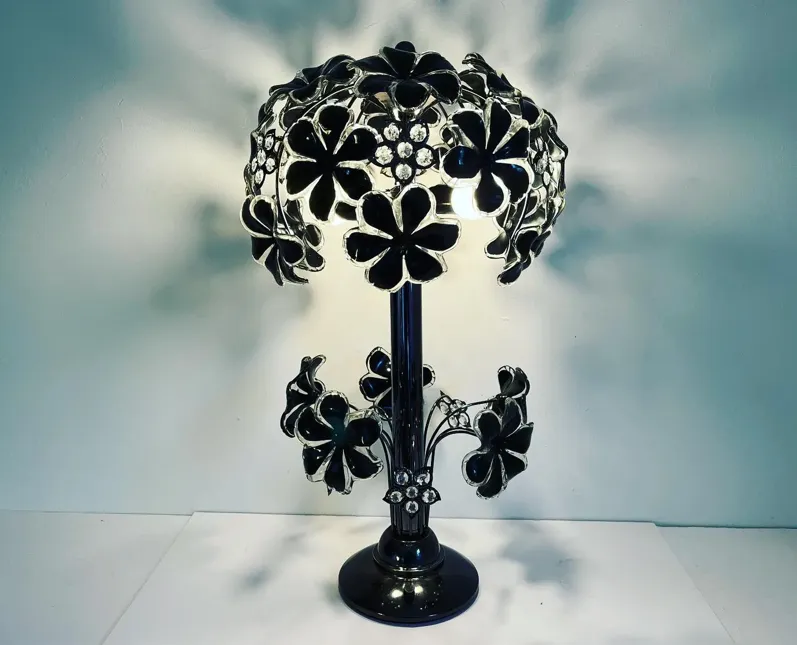 1970s Oversize Lucite Topiary Lamp - C the Light Interiors