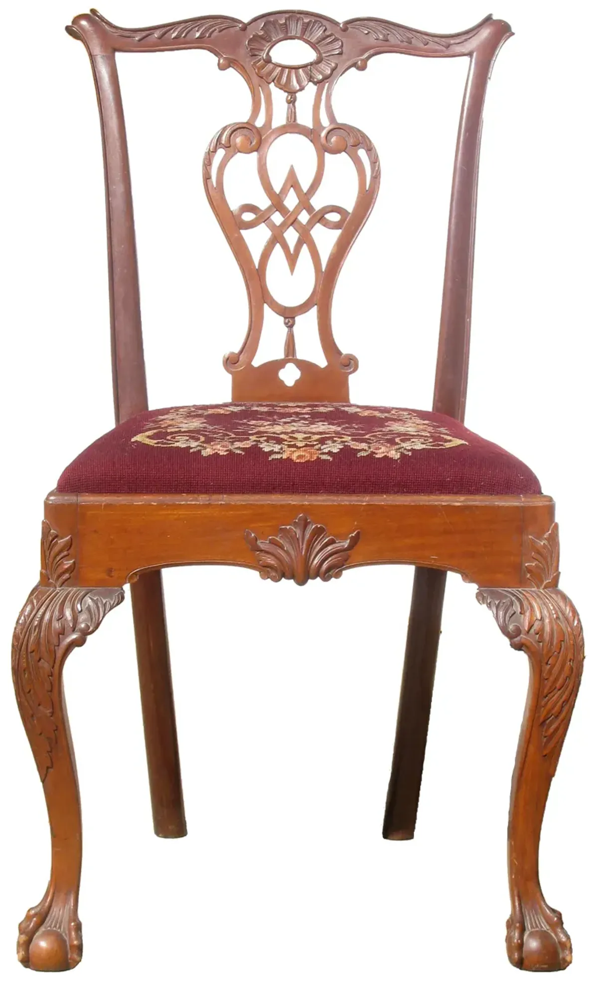 Antique Chippendale Ball & Claw Chair