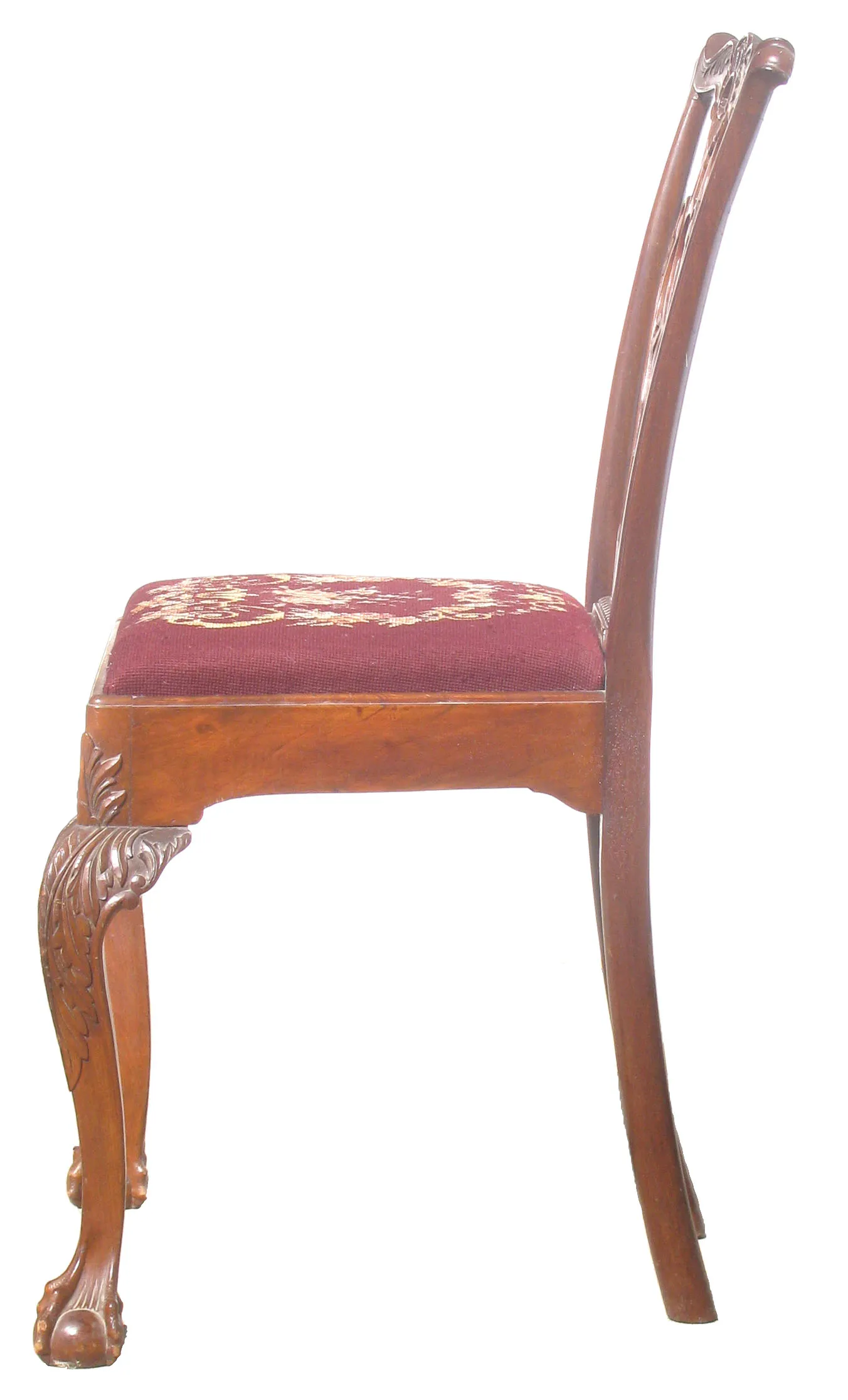 Antique Chippendale Ball & Claw Chair - Chez Vous - Brown