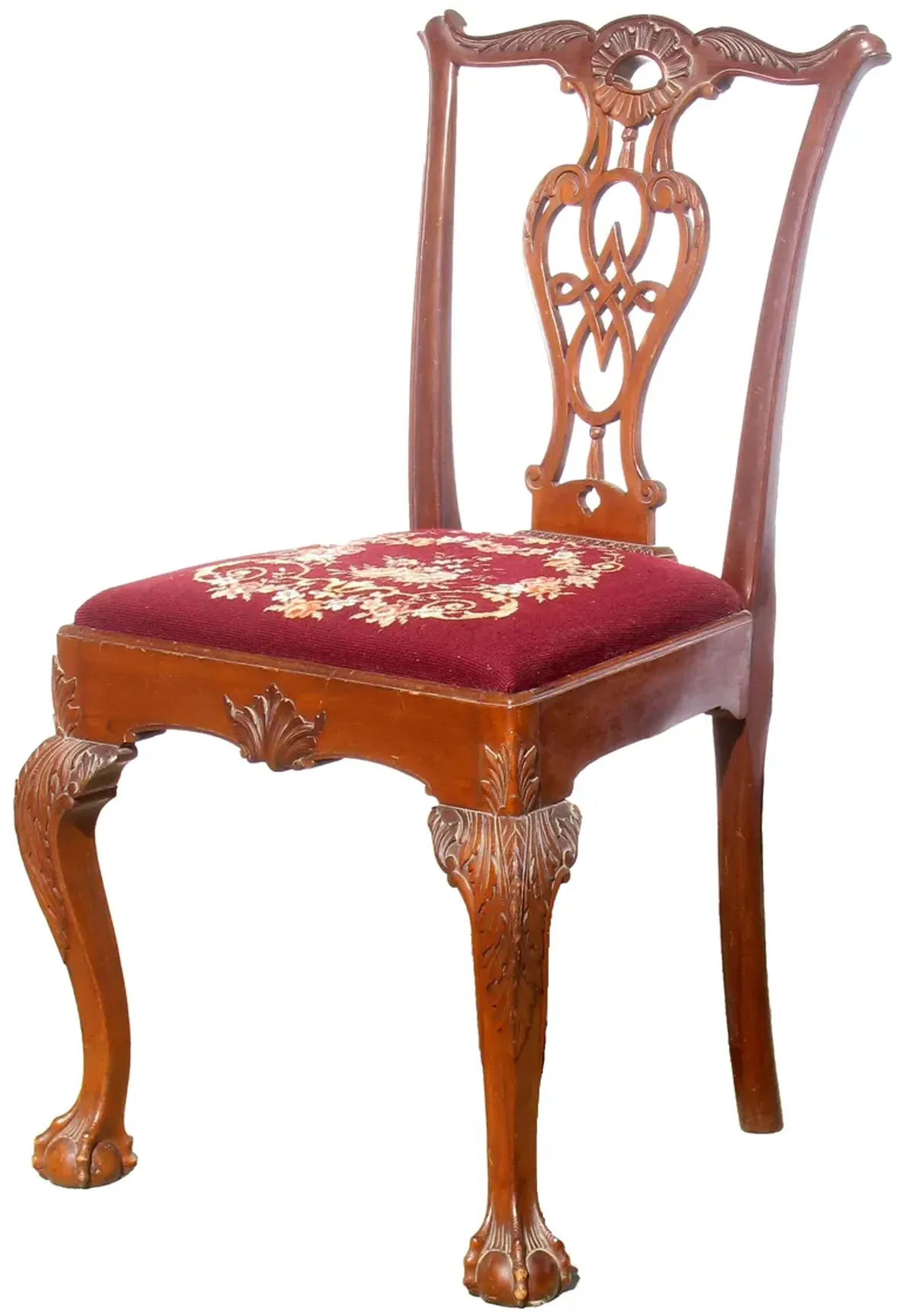 Antique Chippendale Ball & Claw Chair