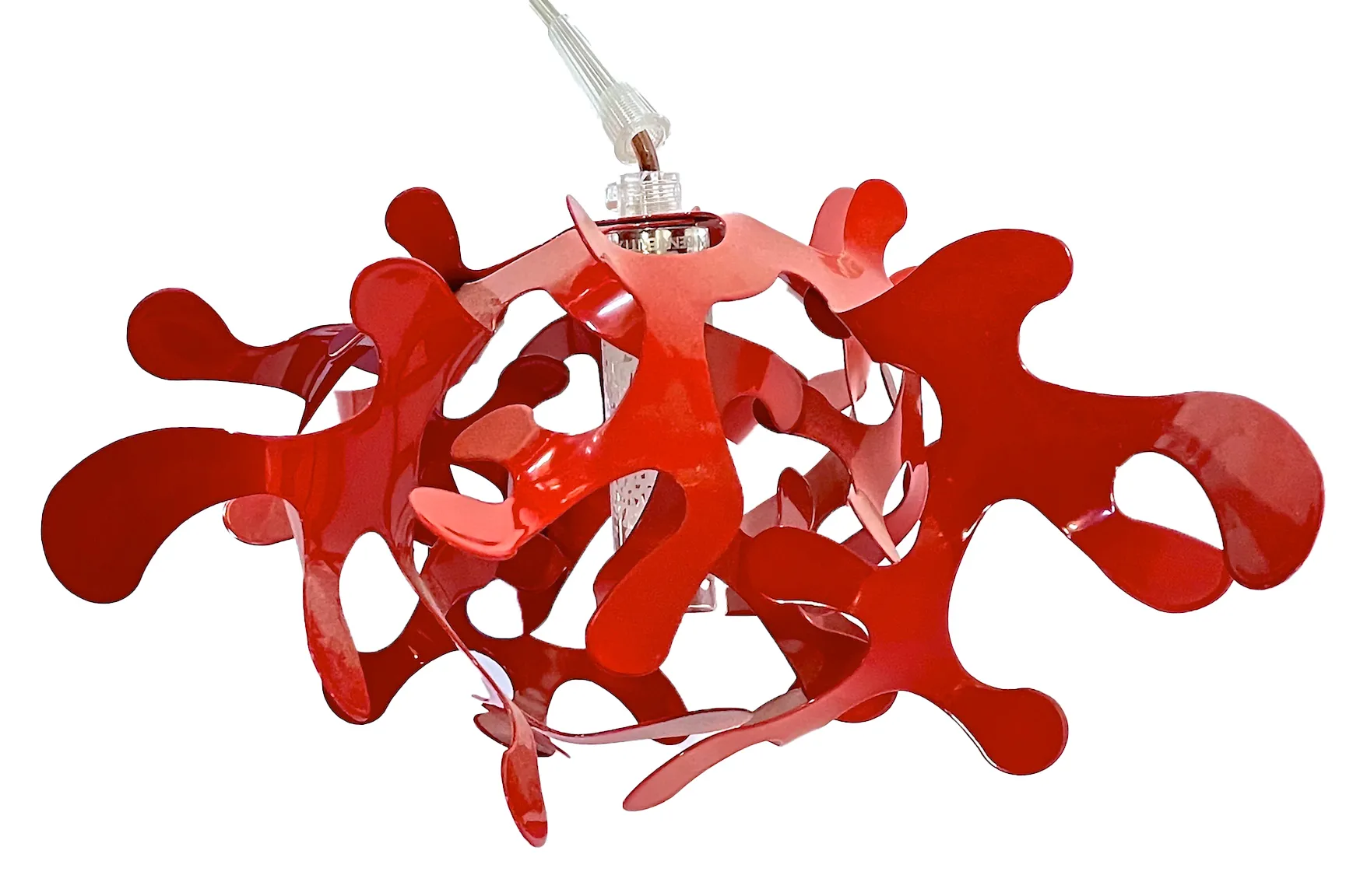 Italian Abstract Red Coral Style Pendant - Vermilion Designs