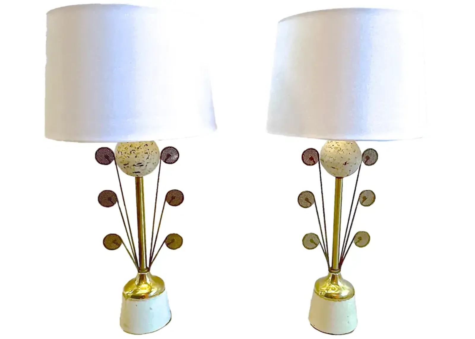 Mid-Century Laurel Lamps - PR. - Vermilion Designs