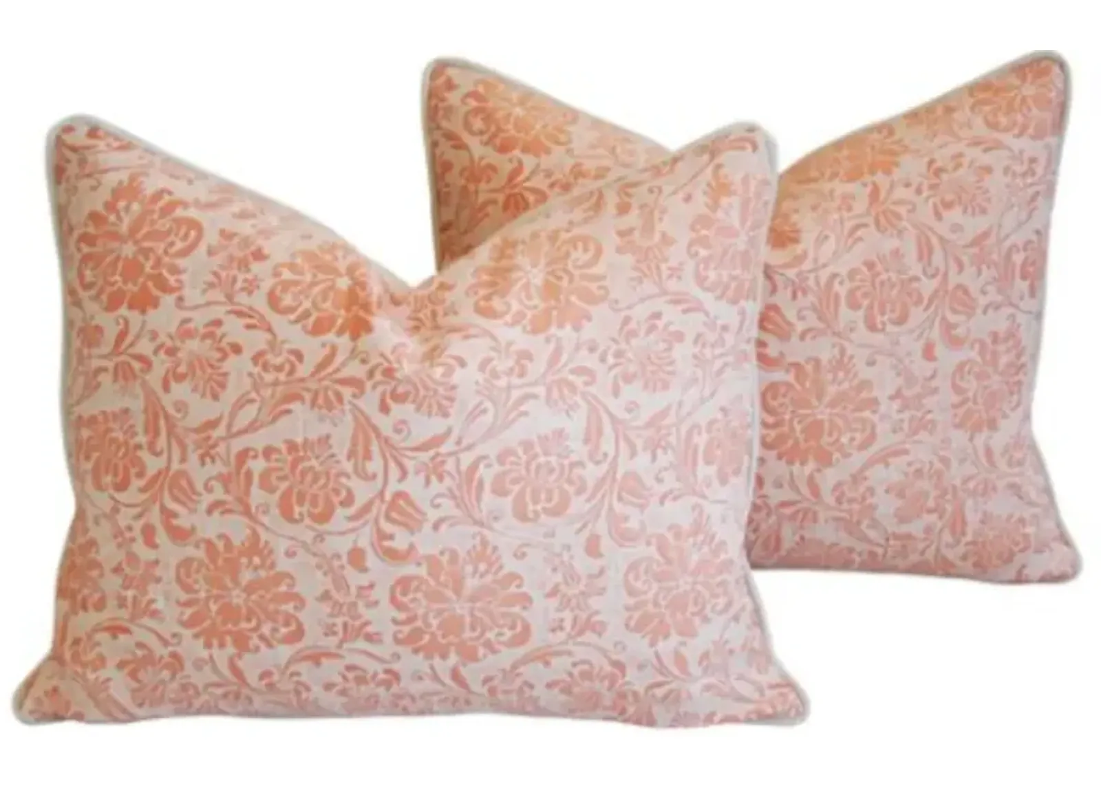 Italian Fortuny Cimarosa Pillows - Set of 2