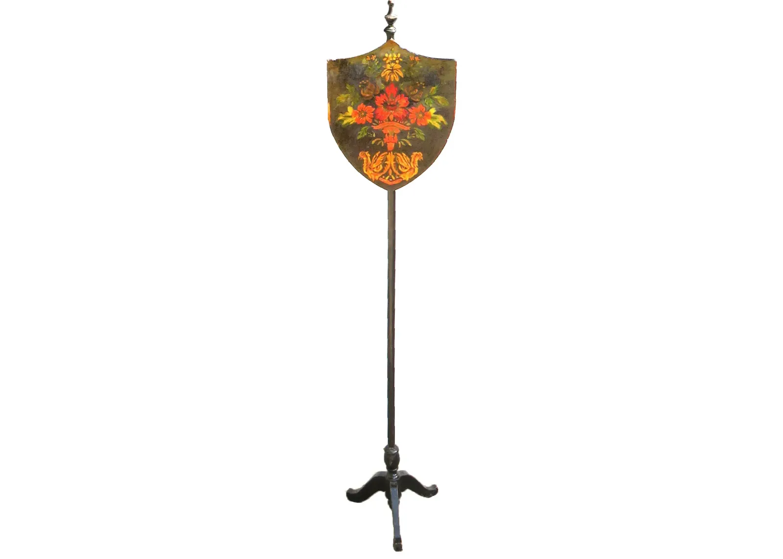 Artisan Heraldic Style Shield W/ Stand - Chez Vous - Black