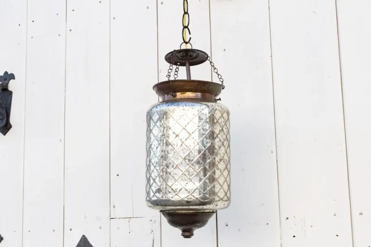 Silver Hanging Pendant Lamp - de-cor