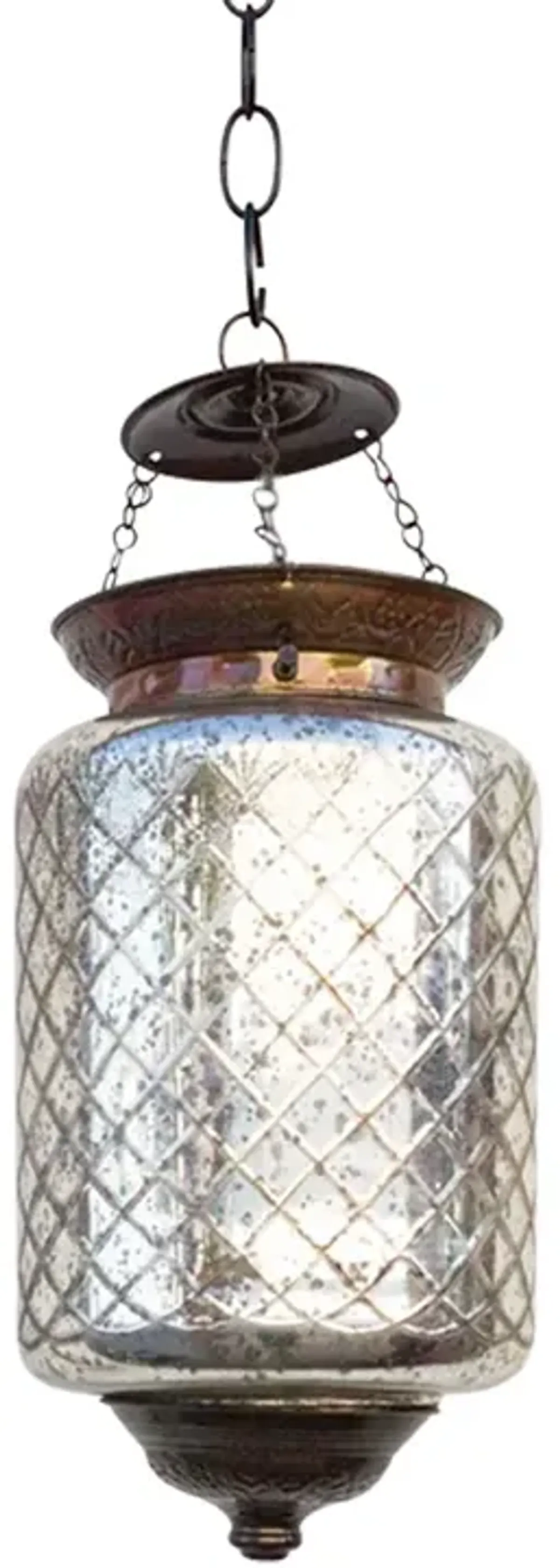 Silver Hanging Pendant Lamp - de-cor