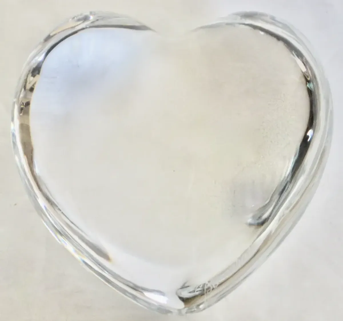 Baccarat French Crystal Heart with Box - The Emporium Ltd. - Clear