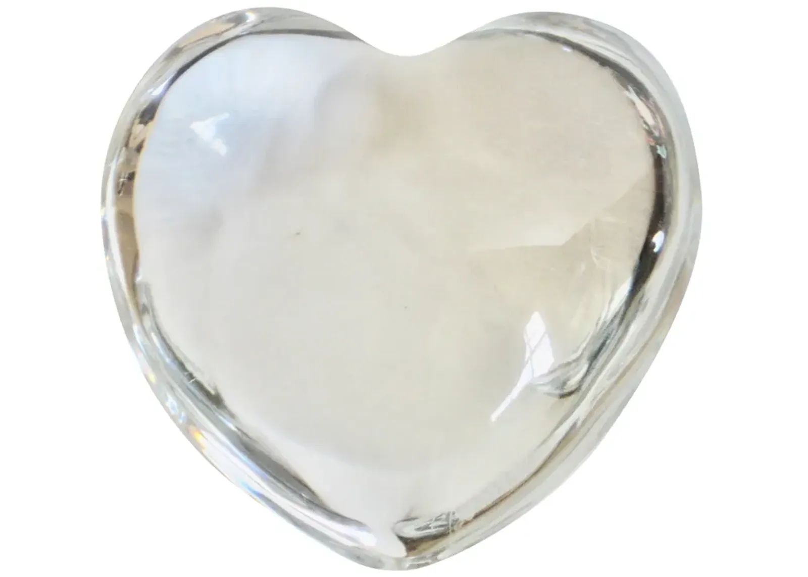 Baccarat French Crystal Heart with Box - The Emporium Ltd. - Clear