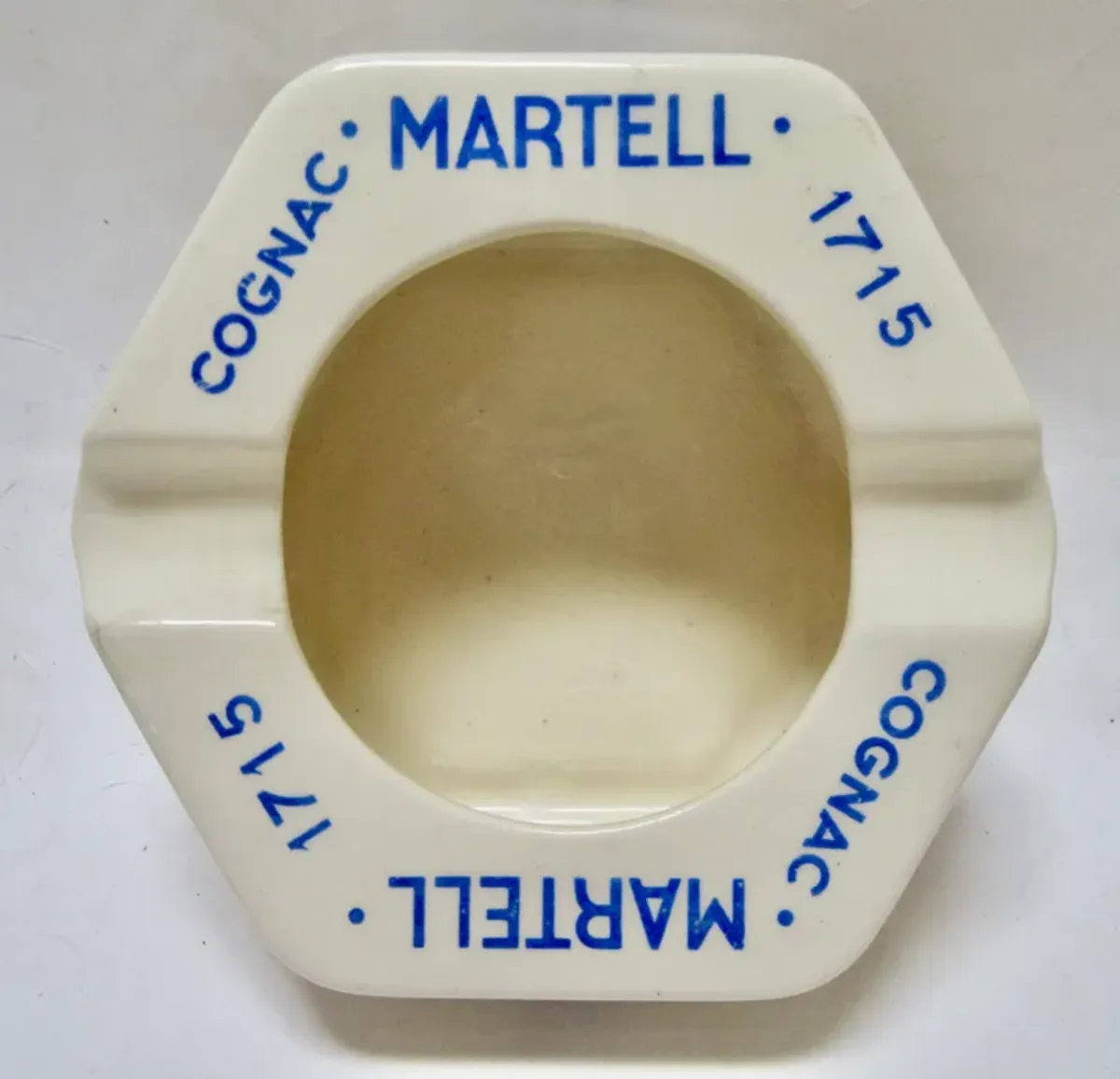 Martell Cognac Ashtray - The Emporium Ltd. - Blue