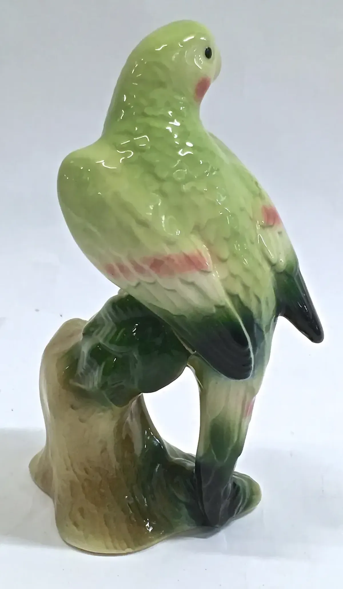 Ceramic Parrot Sculpture - Vermilion Designs - Green