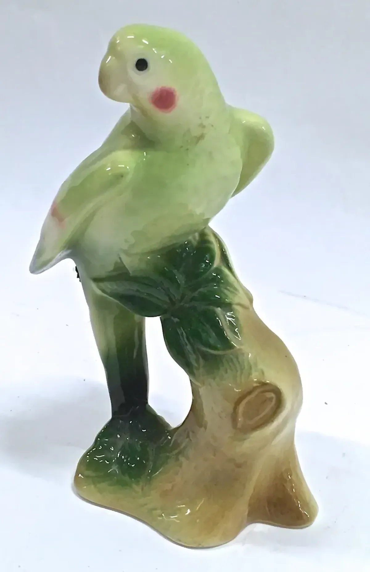 Ceramic Parrot Sculpture - Vermilion Designs - Green