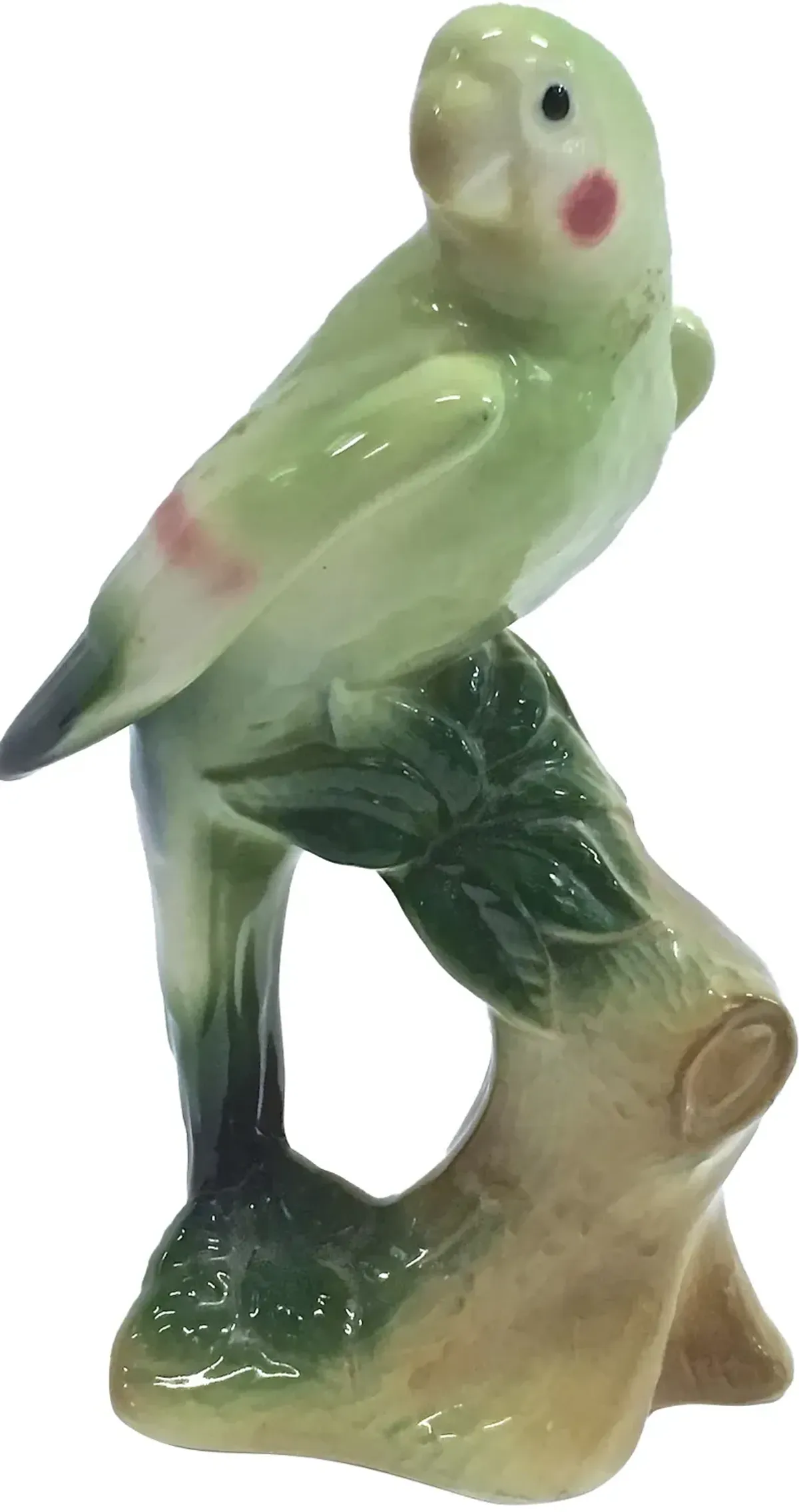 Ceramic Parrot Sculpture - Vermilion Designs - Green