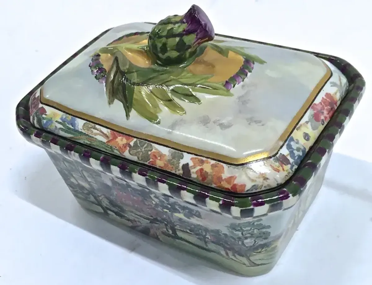 McKenzie-Childs House & Floral Box - Vermilion Designs - Black