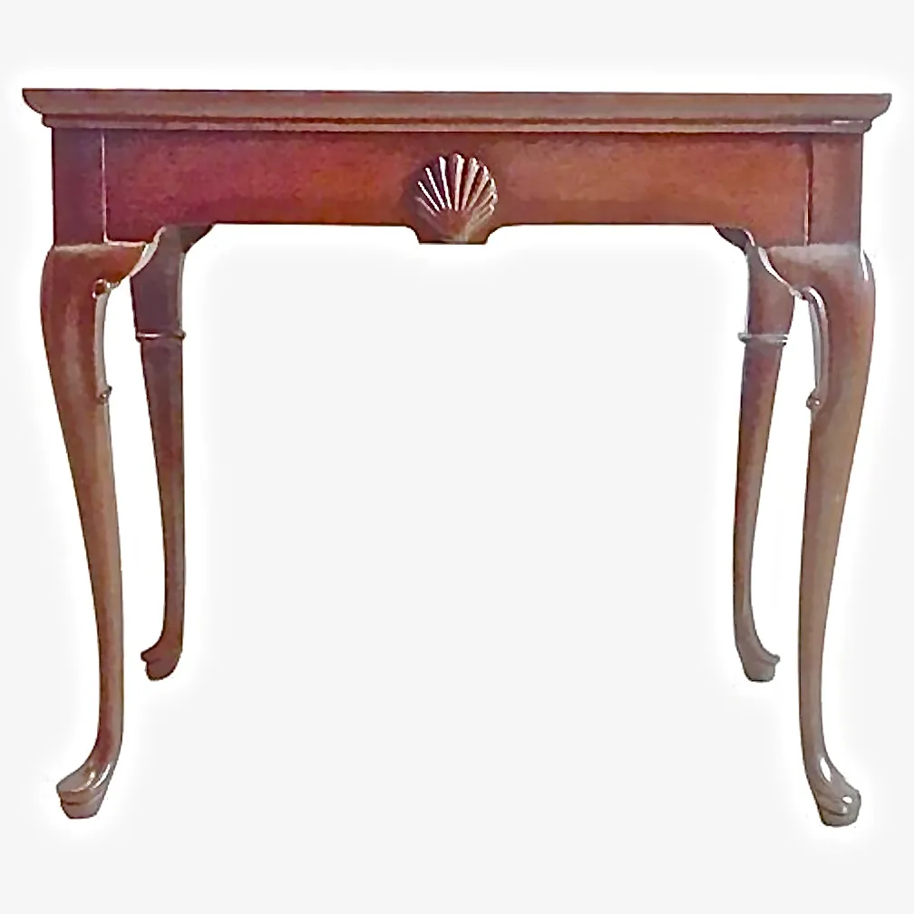 Georgian-Style Tea Table - Vermilion Designs - Brown