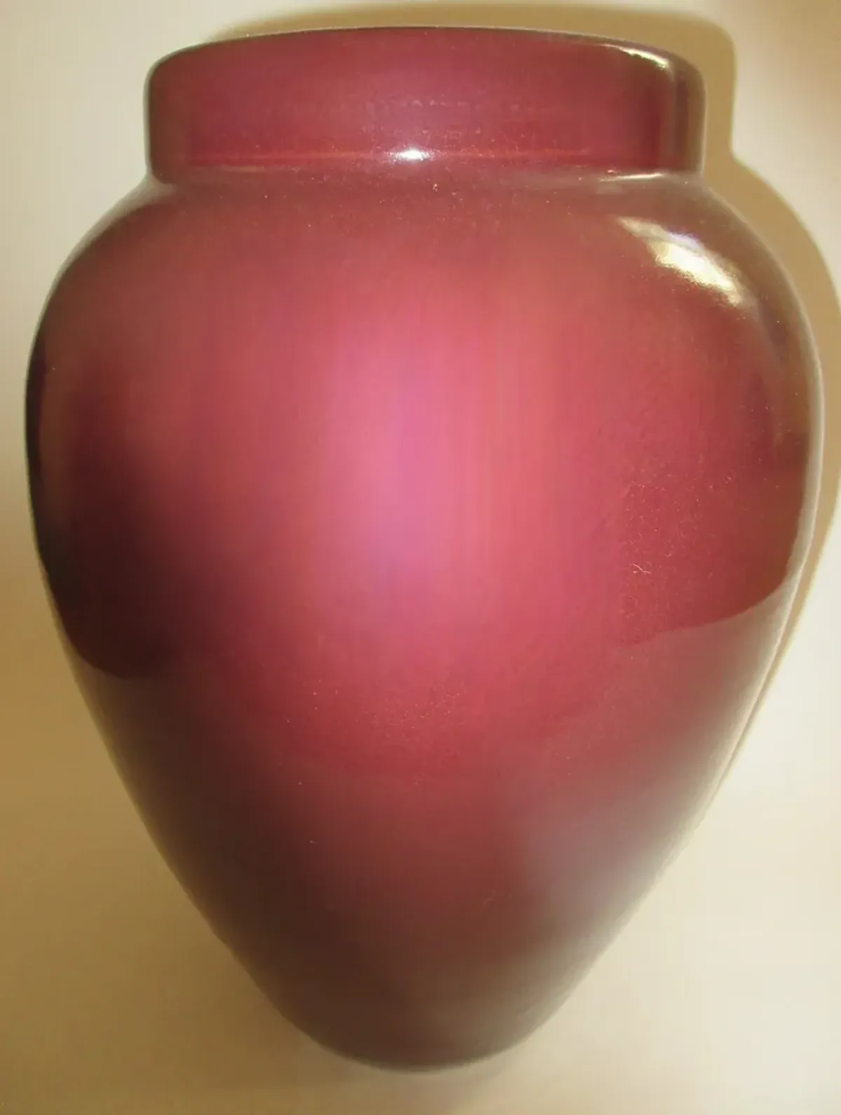 1940s American Pottery Oil Jar 15" Tall - The Emporium Ltd. - Red