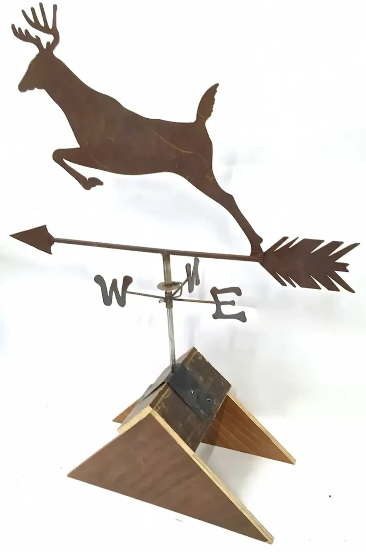 Cast Iron Deer Weather Vane - Vermilion Designs - Brown