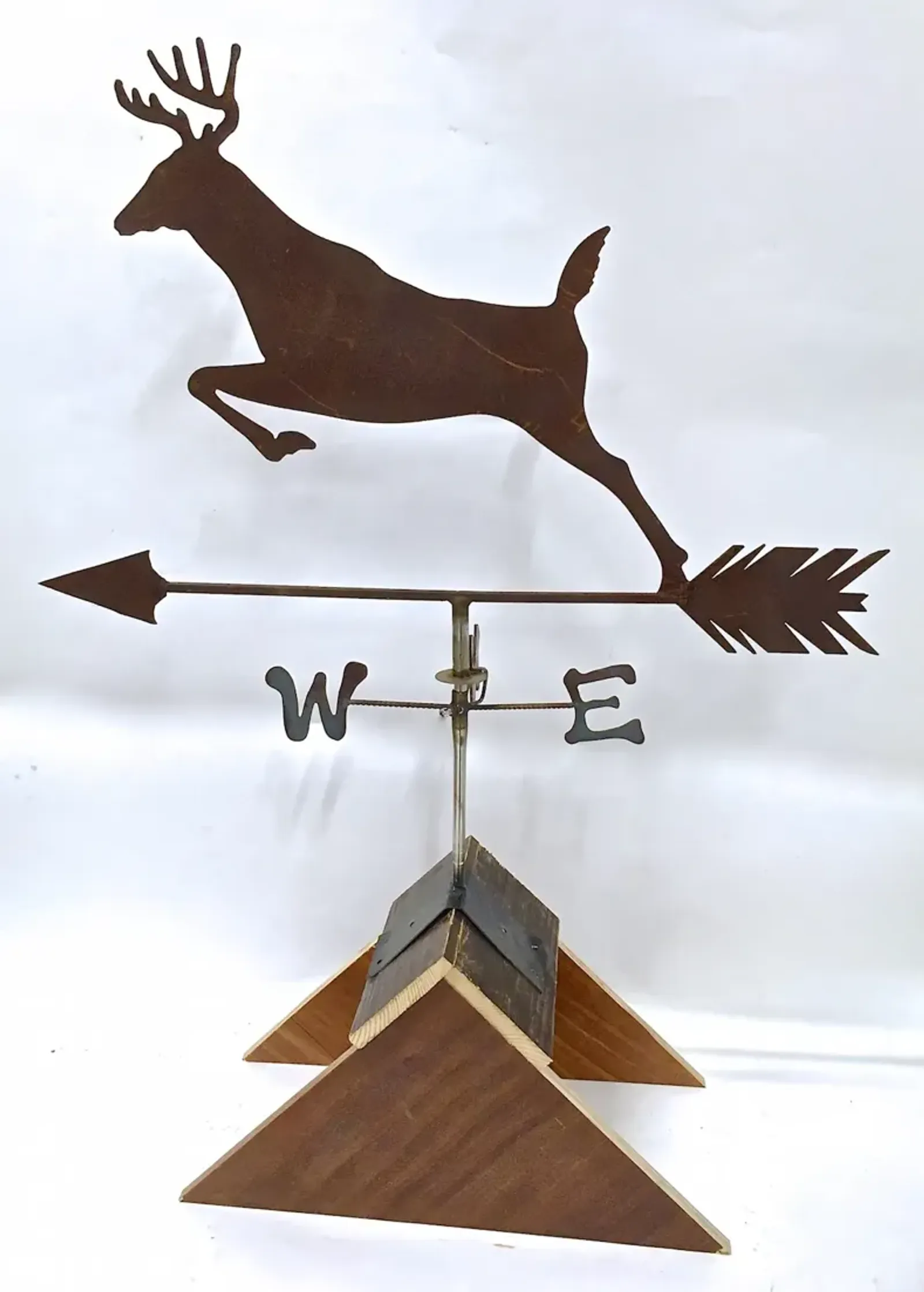 Cast Iron Deer Weather Vane - Vermilion Designs - Brown