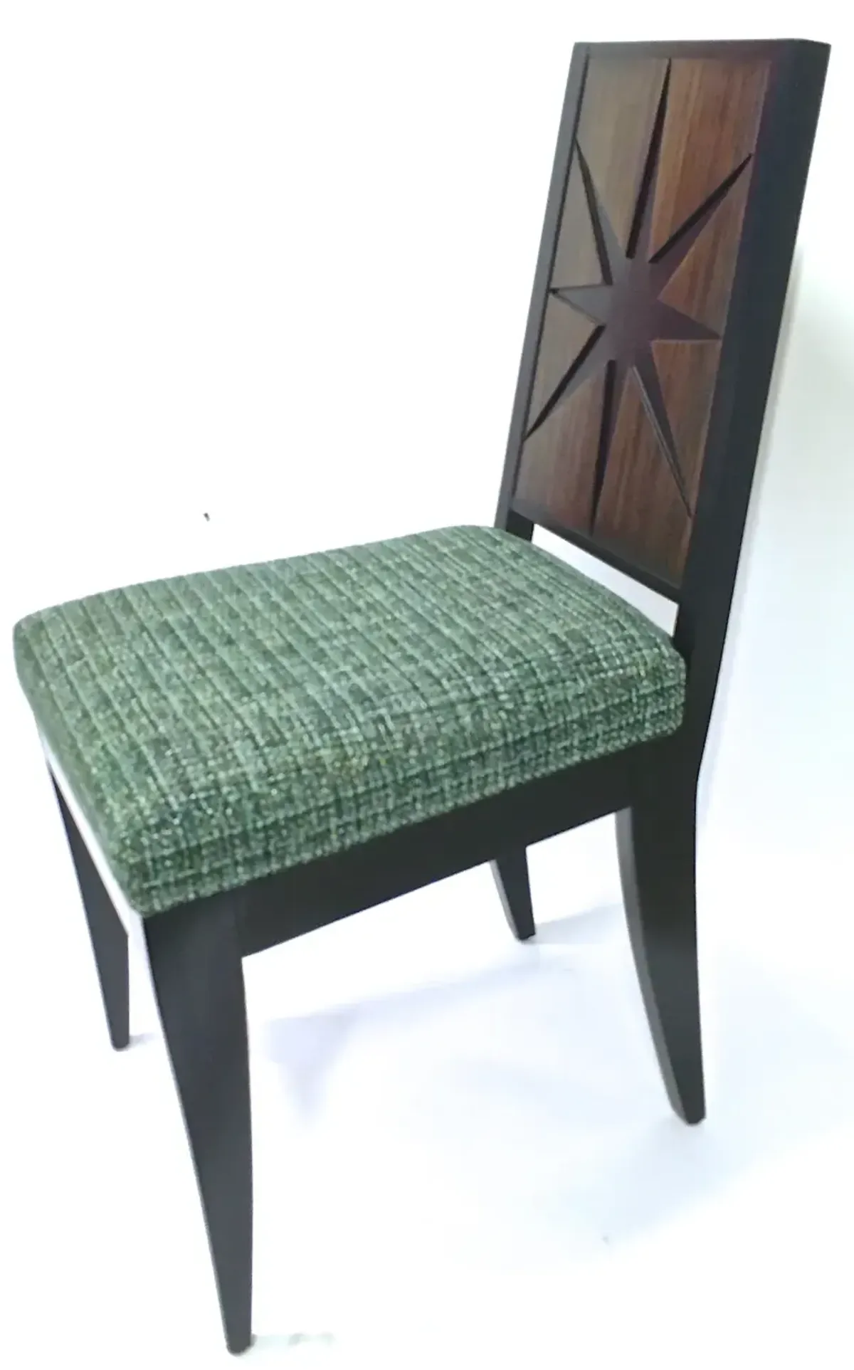 Theodore Alexander Macasser Ebony Chair - Vermilion Designs - Black