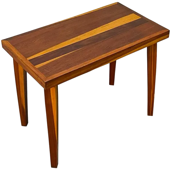 1960s Wood Side Table - 2-b-Modern - Brown