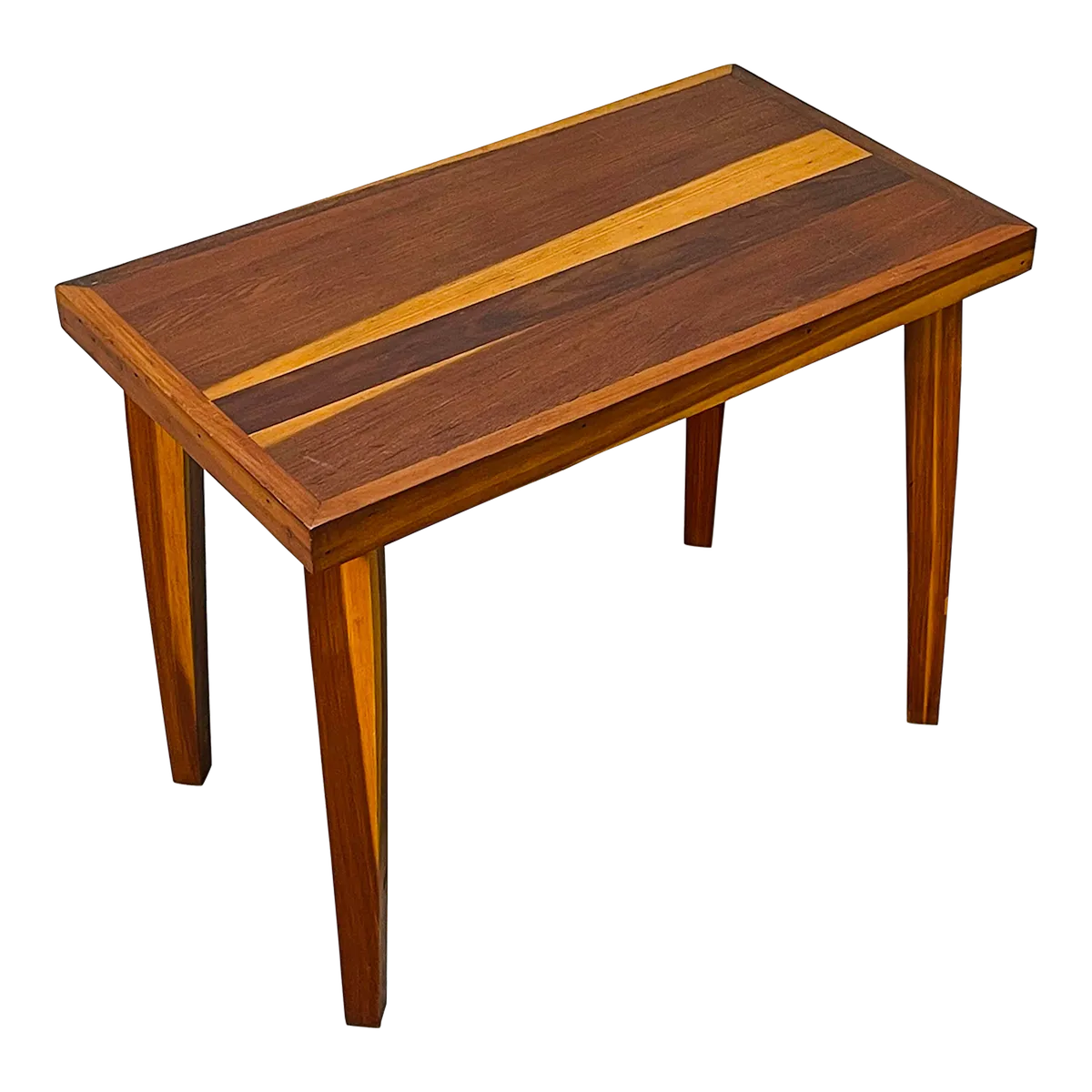 1960s Wood Side Table - 2-b-Modern - Brown