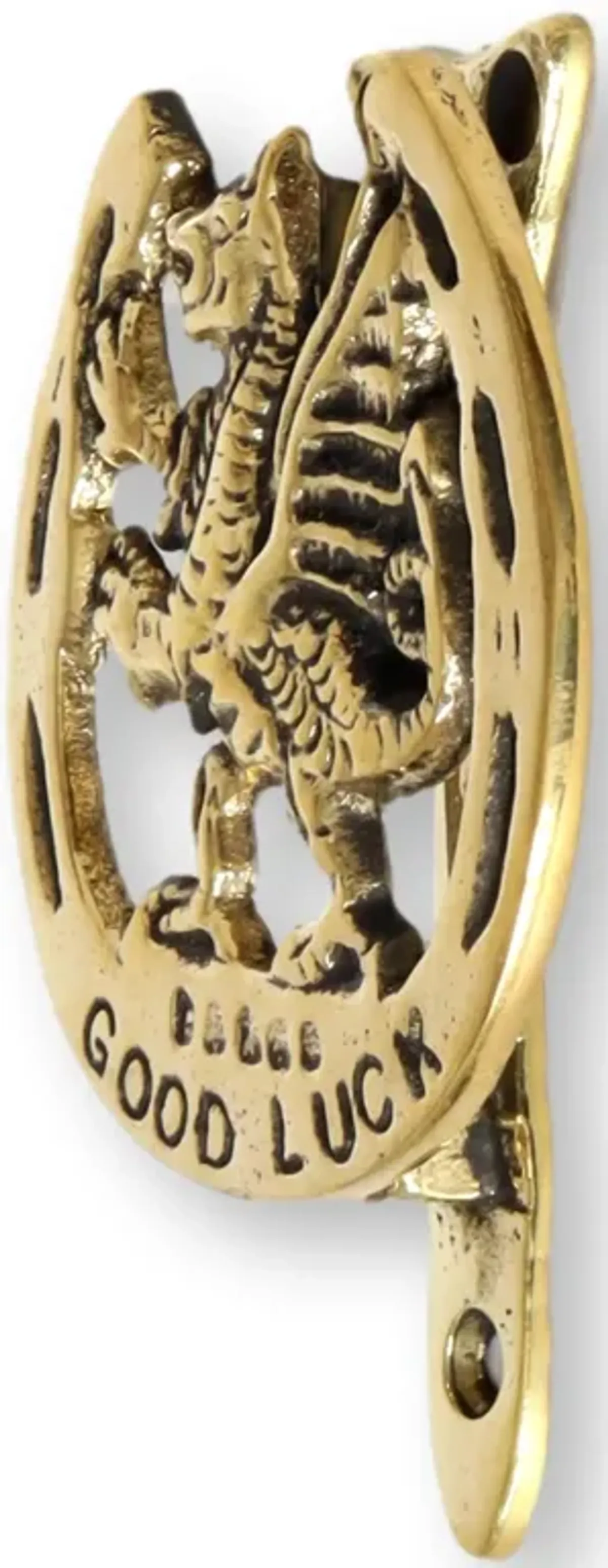 Brass English Dragon Door Knocker