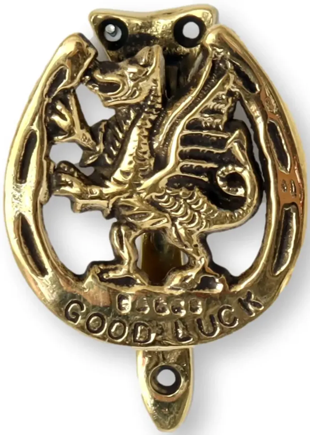 Brass English Dragon Door Knocker