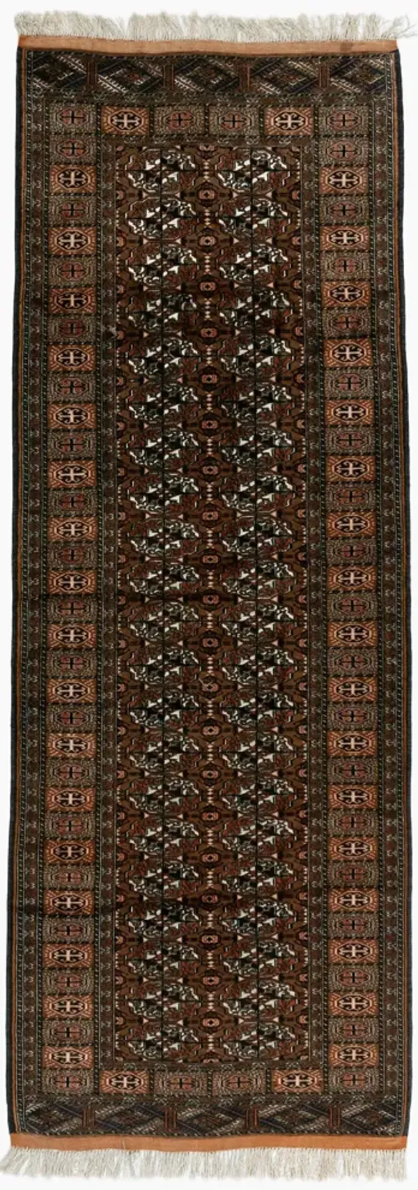 Brown Turkmen Rug Runner 3' X 8'7 - Brown