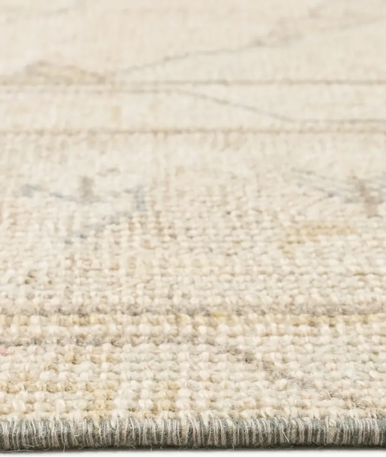 Turkish Oushak Runner 4'4 X 11'8 - Beige