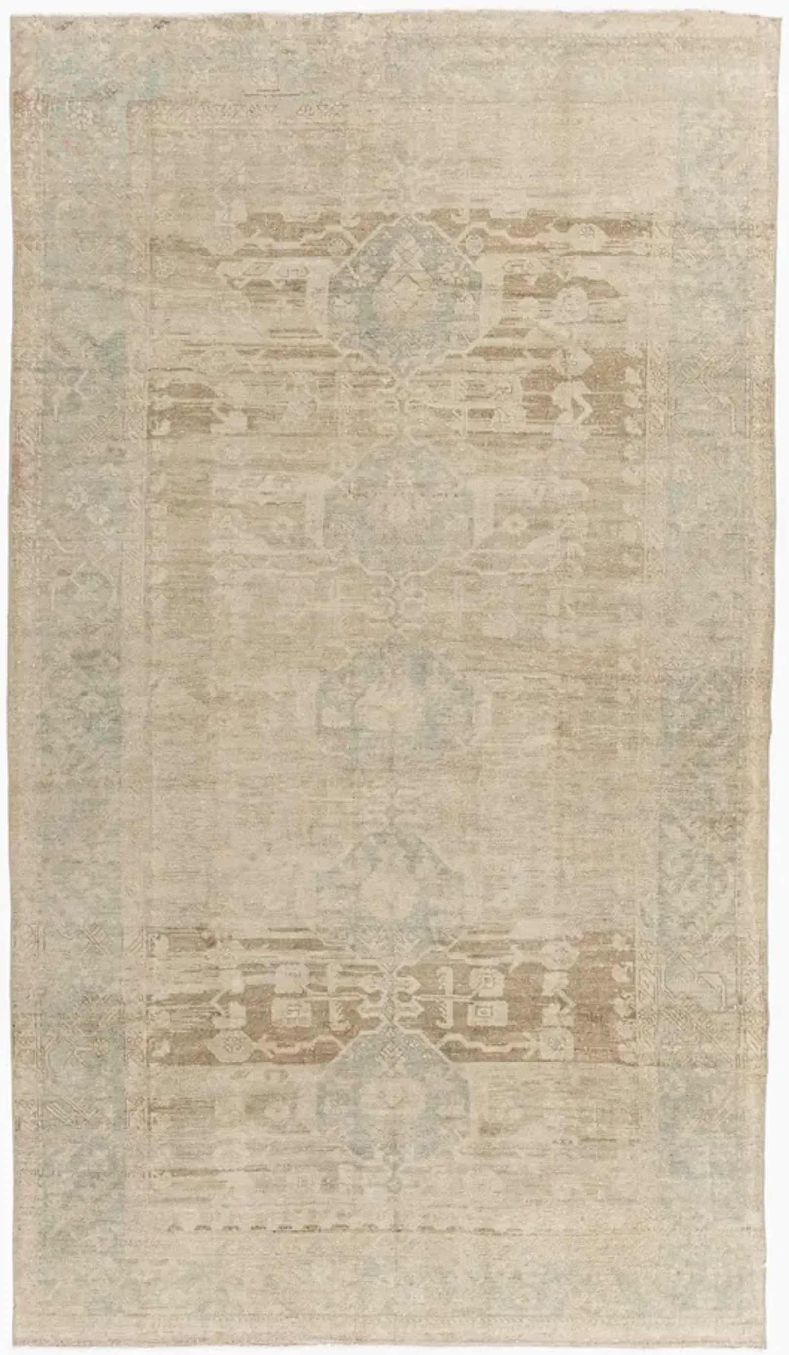 Beige Turkish Kula Area Rug 5'8 X 9'9 - Beige