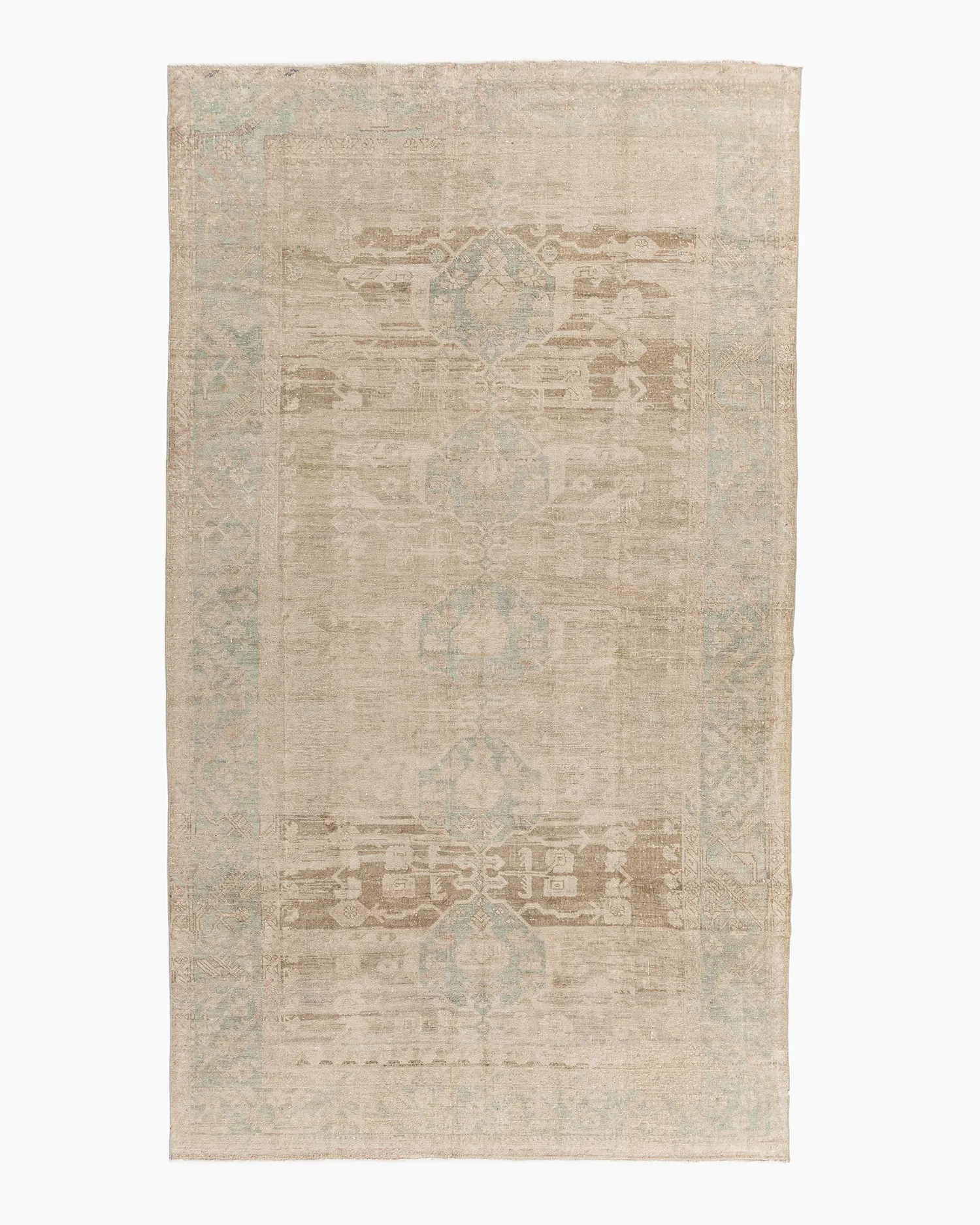 Beige Turkish Kula Area Rug 5'8 X 9'9 - Beige