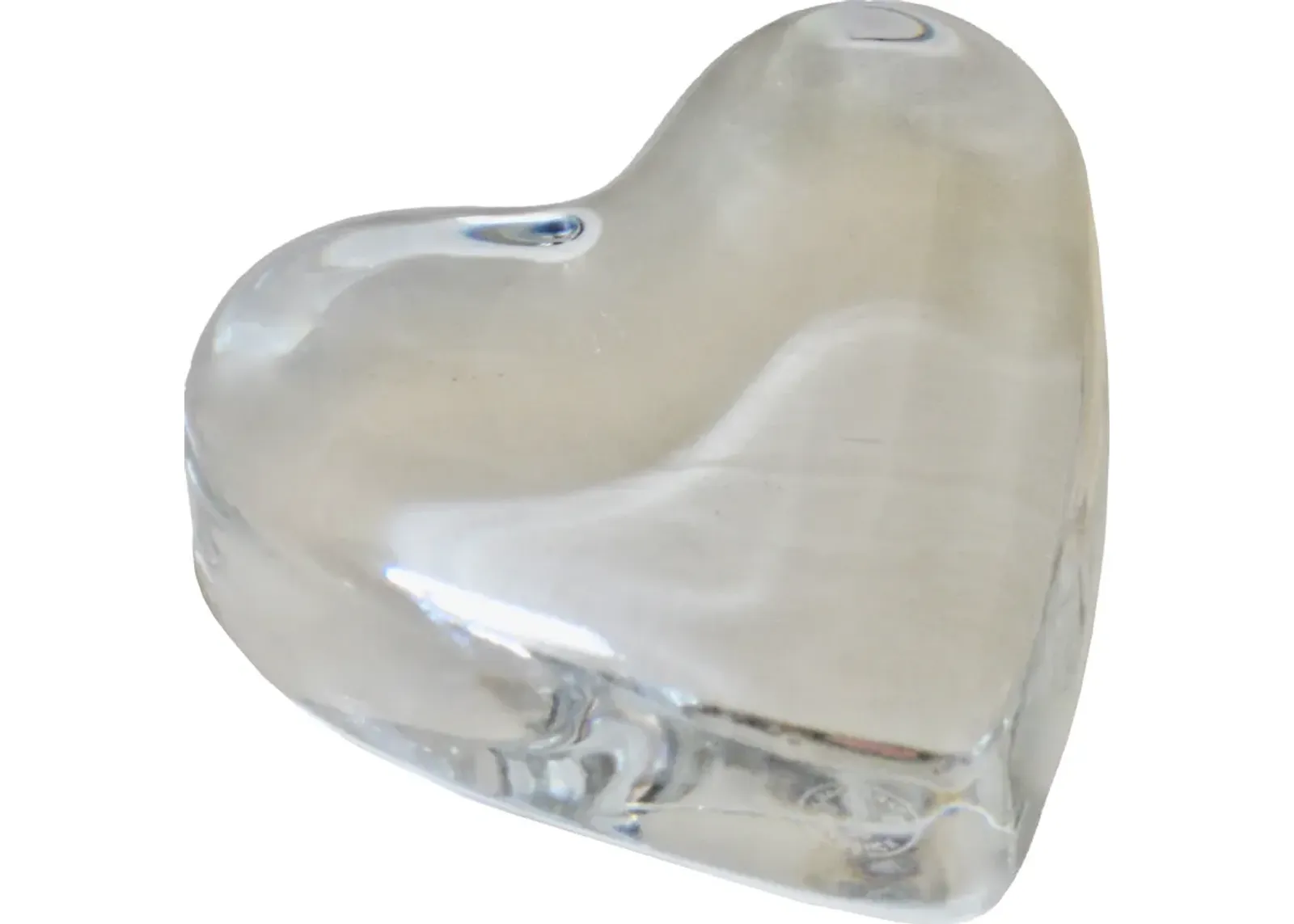 Baccarat French Crystal Heart - The Emporium Ltd. - Clear