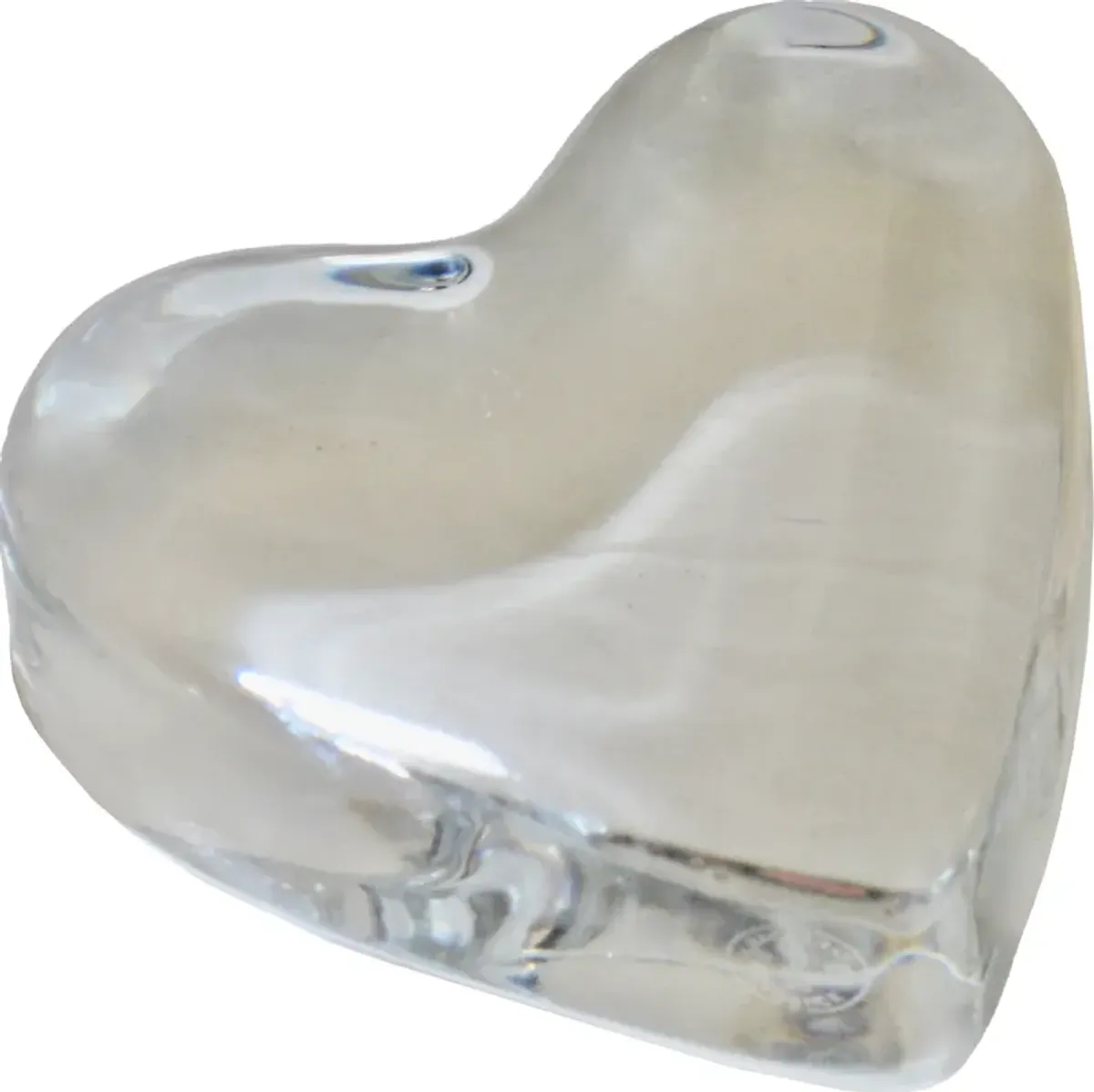 Baccarat French Crystal Heart - The Emporium Ltd. - Clear