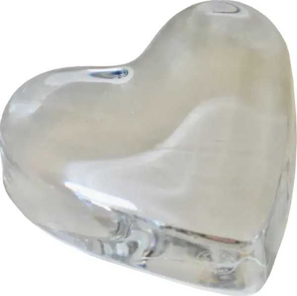 Baccarat French Crystal Heart - The Emporium Ltd. - Clear