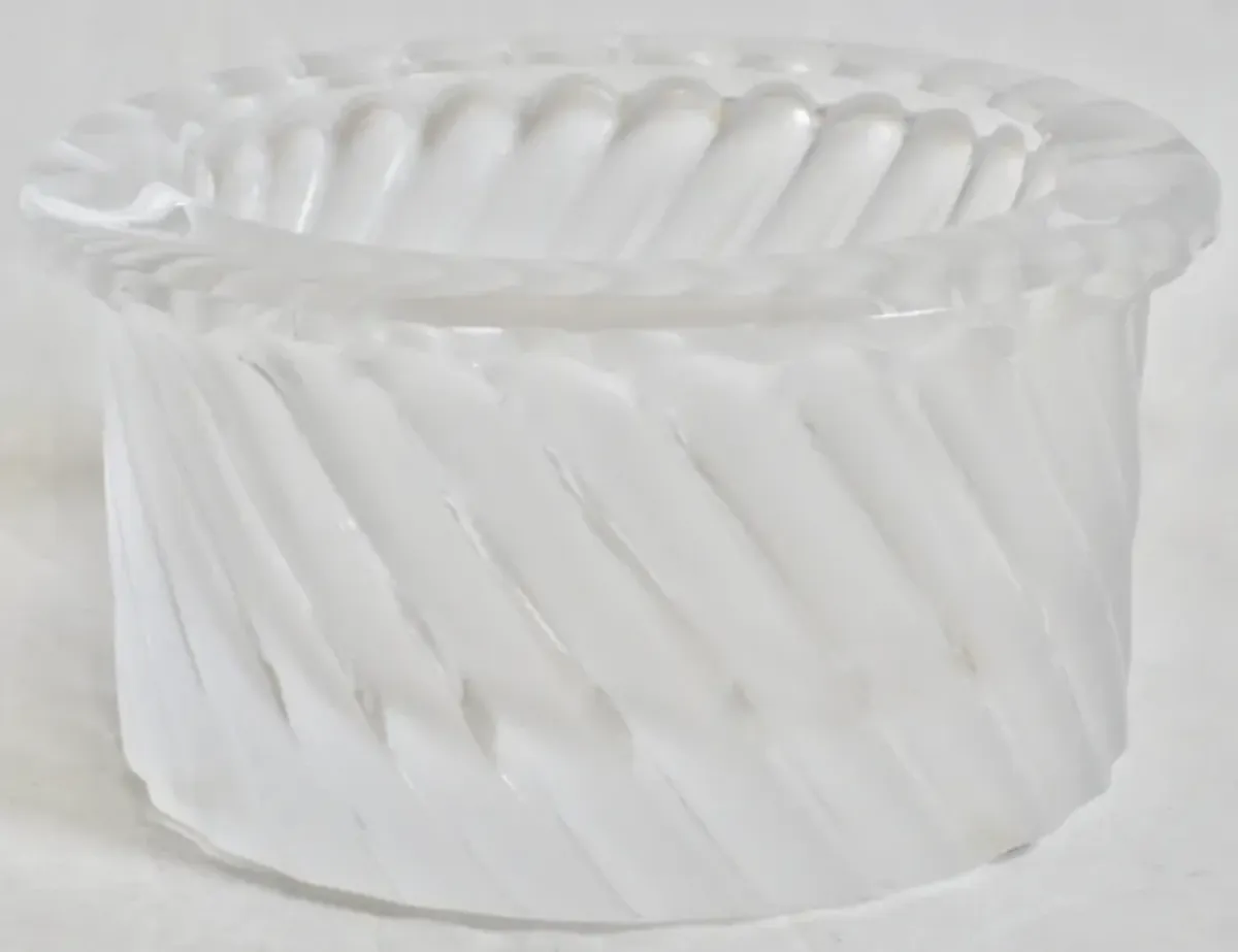 Lalique Art Deco Swirl Ashtray - The Emporium Ltd. - Clear