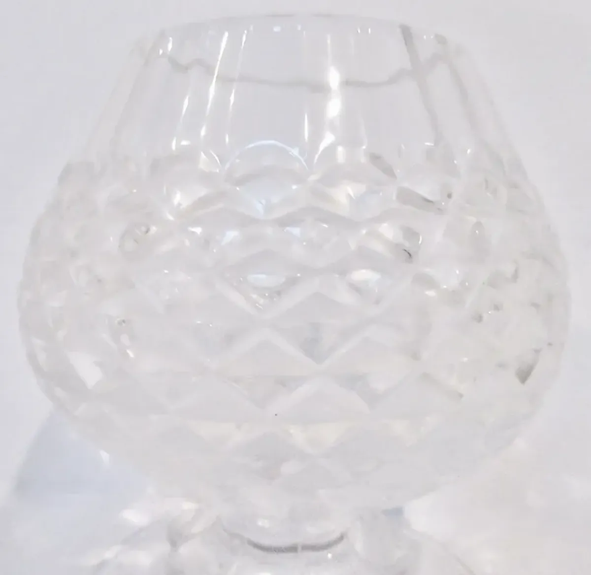 Lalique French Crystal Snifter Vase - The Emporium Ltd. - Clear