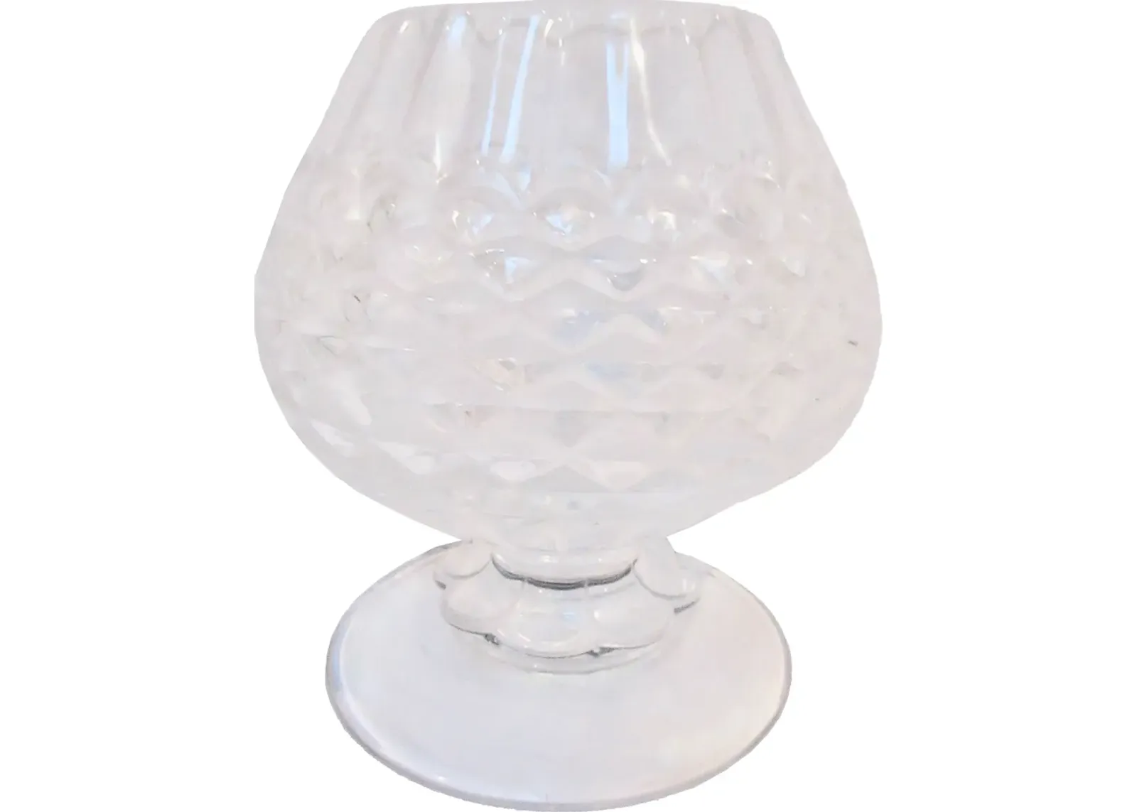 Lalique French Crystal Snifter Vase - The Emporium Ltd. - Clear