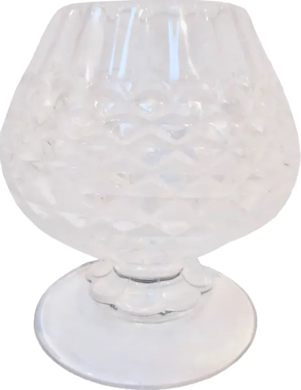 Lalique French Crystal Snifter Vase - The Emporium Ltd. - Clear