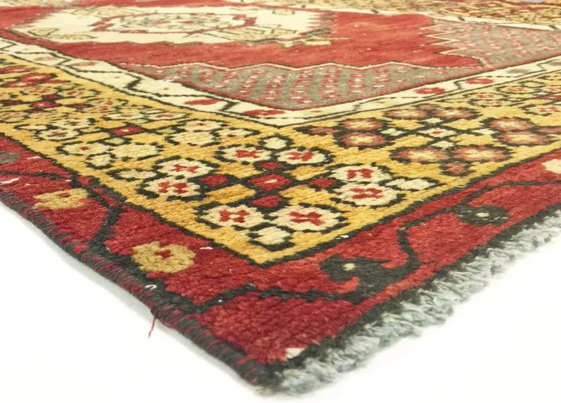 1960Turkish Oushak Runner - 2'10"x9'7" - Nalbandian - Orange