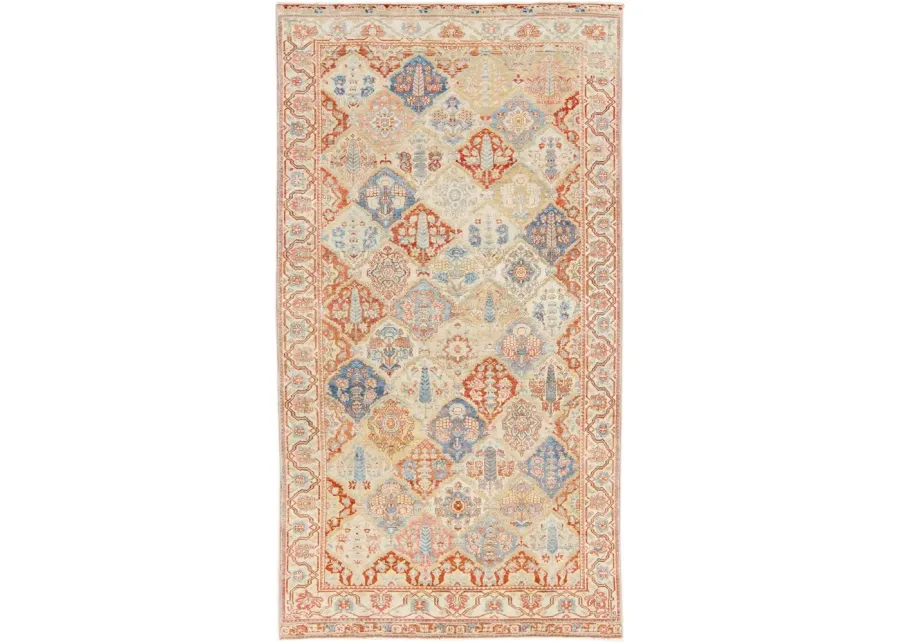 Antique Persian Sultanabad Rug - Apadana - Beige - Beige