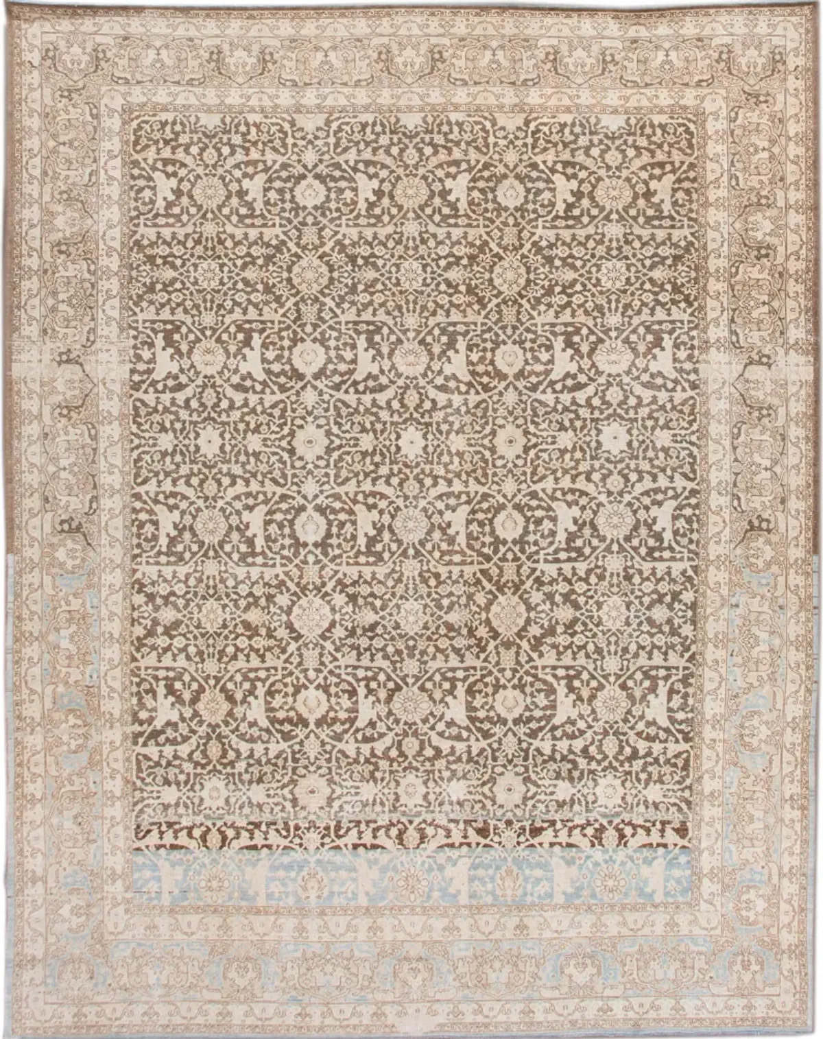 Antique Persian Malayer Rug - Apadana - Brown - Brown