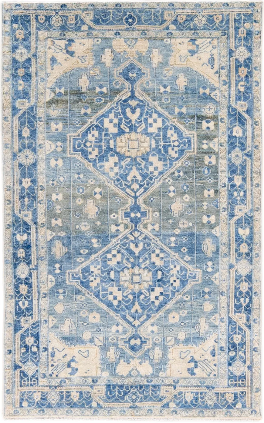 Antique Persian Malayer Rug - Apadana - Blue - Blue