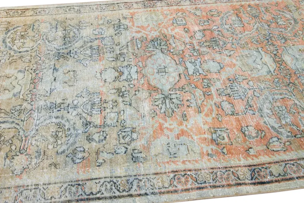 Antique Persian Mahal Rug - Apadana - Beige - Beige