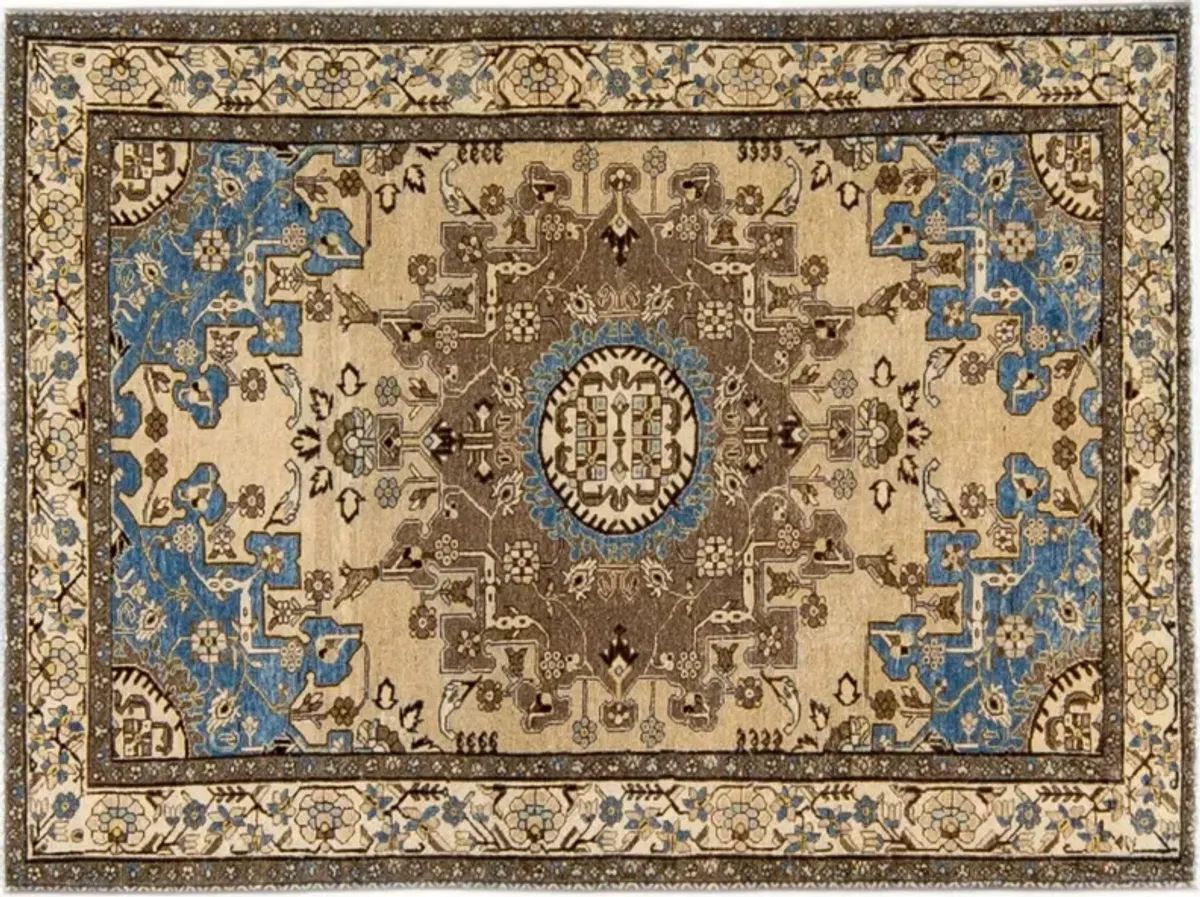 Antique Persian Malayer Rug - Apadana - Beige - Beige